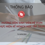 kế hoạch học tập trung